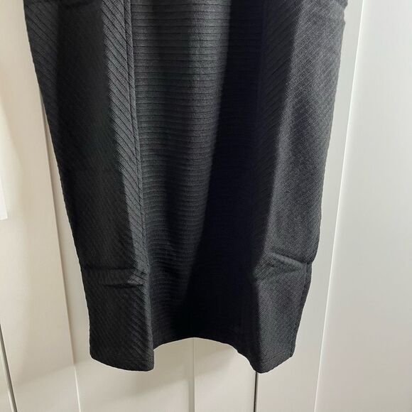 B.O.G. Band Of The Free RENEE BLACK RIBBED PENCIL SKIRT Women Small Side Slit NW - Picture 6 of 12